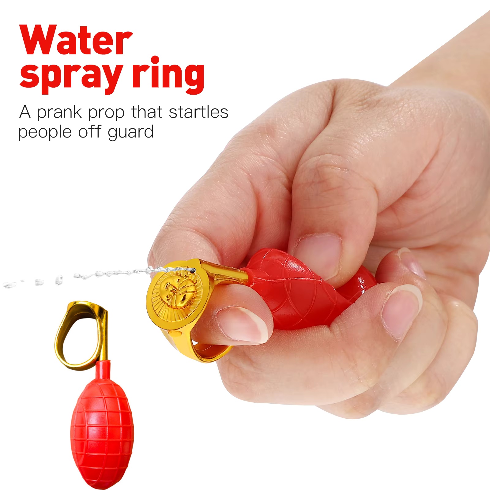 Party Games Physical - 1/5 قطع حلقة سحرية مخفية لرش