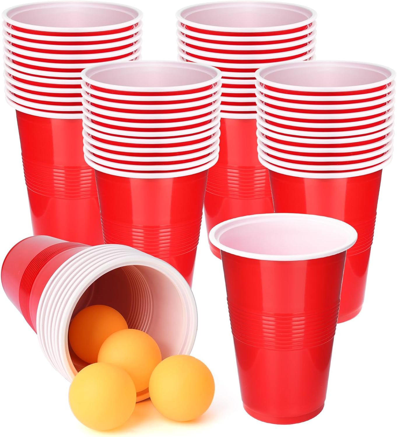 Party Games Jenga - مجموعة ألعاب كوب بونج 22 قطعة