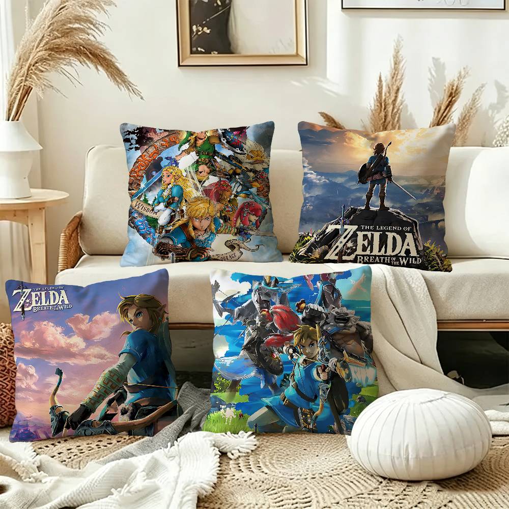 Zelda Party Games - غطاء وسادة مخصص من لعبة أسطورة