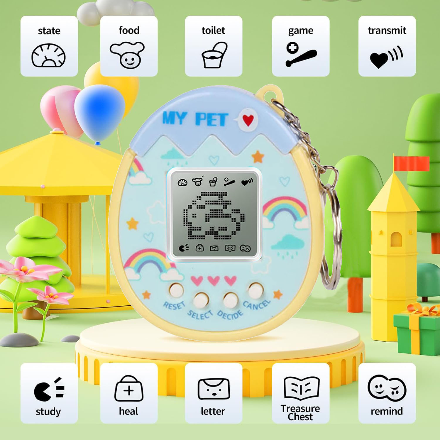 Party Games Phone - لعبة تفاعلية للحيوانات الأليفة الرقمية -