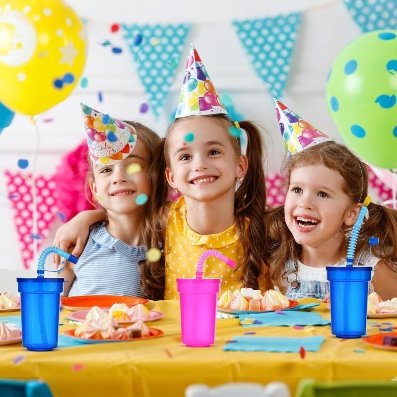 Party Games Youth - 6-18 قطعة كوب حفلات محمول مع
