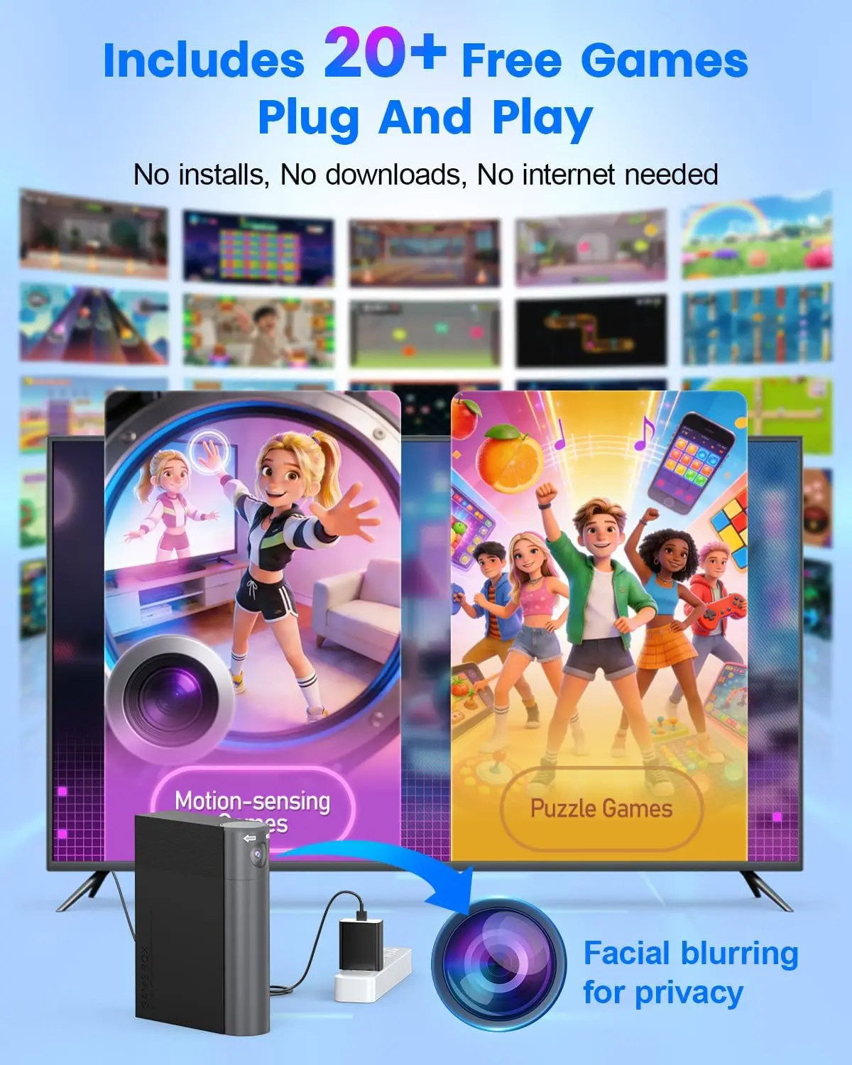 وحدة تحكم ألعاب AR متحركة للأط - مراجعة Party Games Physical وسعره