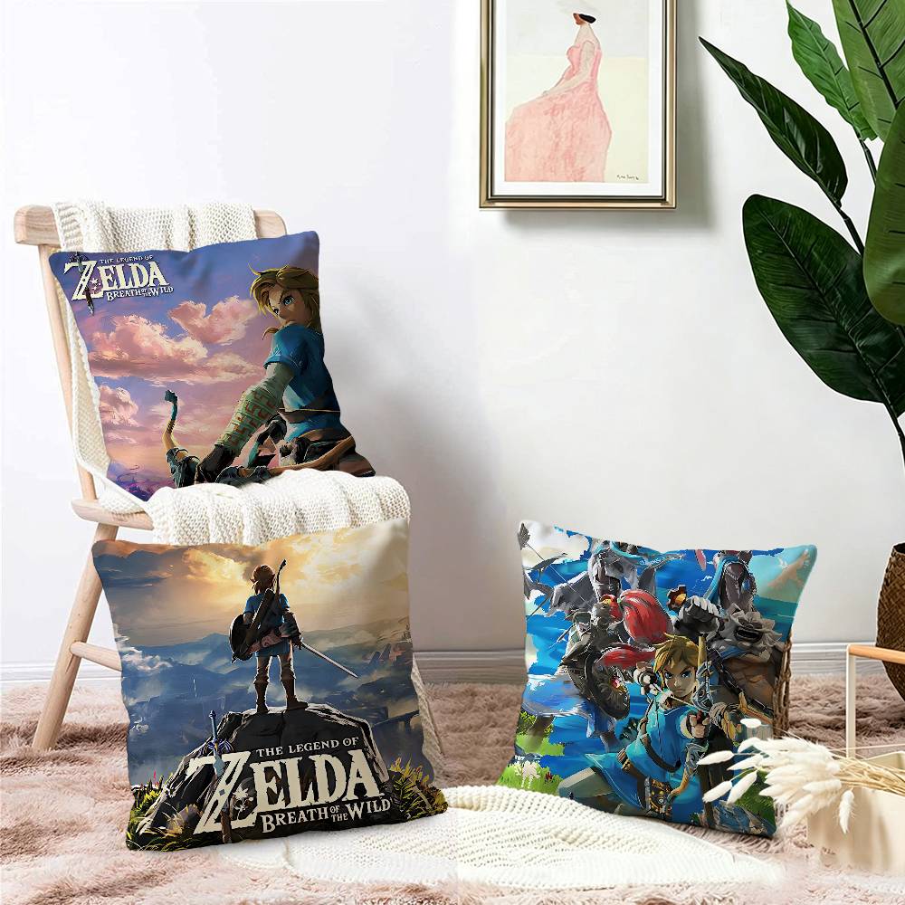 غطاء وسادة مخصص من لعبة أسطورة - مراجعة Zelda Party Games وسعره