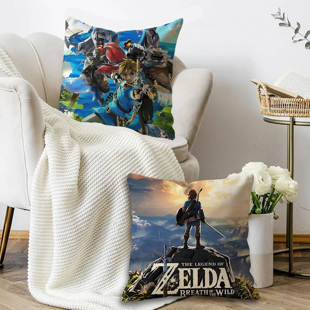 غطاء وسادة مخصص من لعبة أسطورة - مراجعة Zelda Party Games وسعره