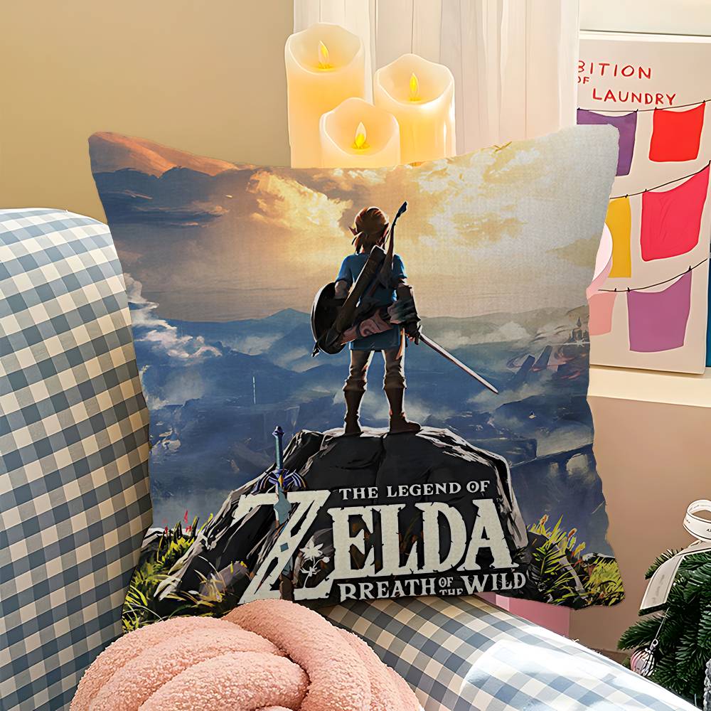 غطاء وسادة مخصص من لعبة أسطورة - مراجعة Zelda Party Games وسعره