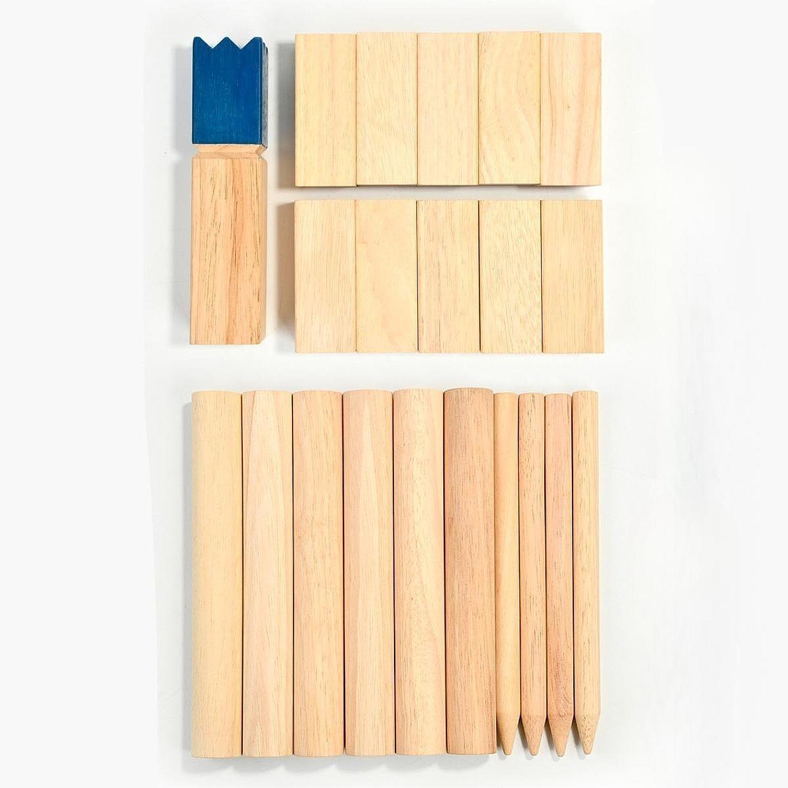 مجموعة لعبة الكوب الخشبية للحد - مراجعة Kubb Game Yard وسعره