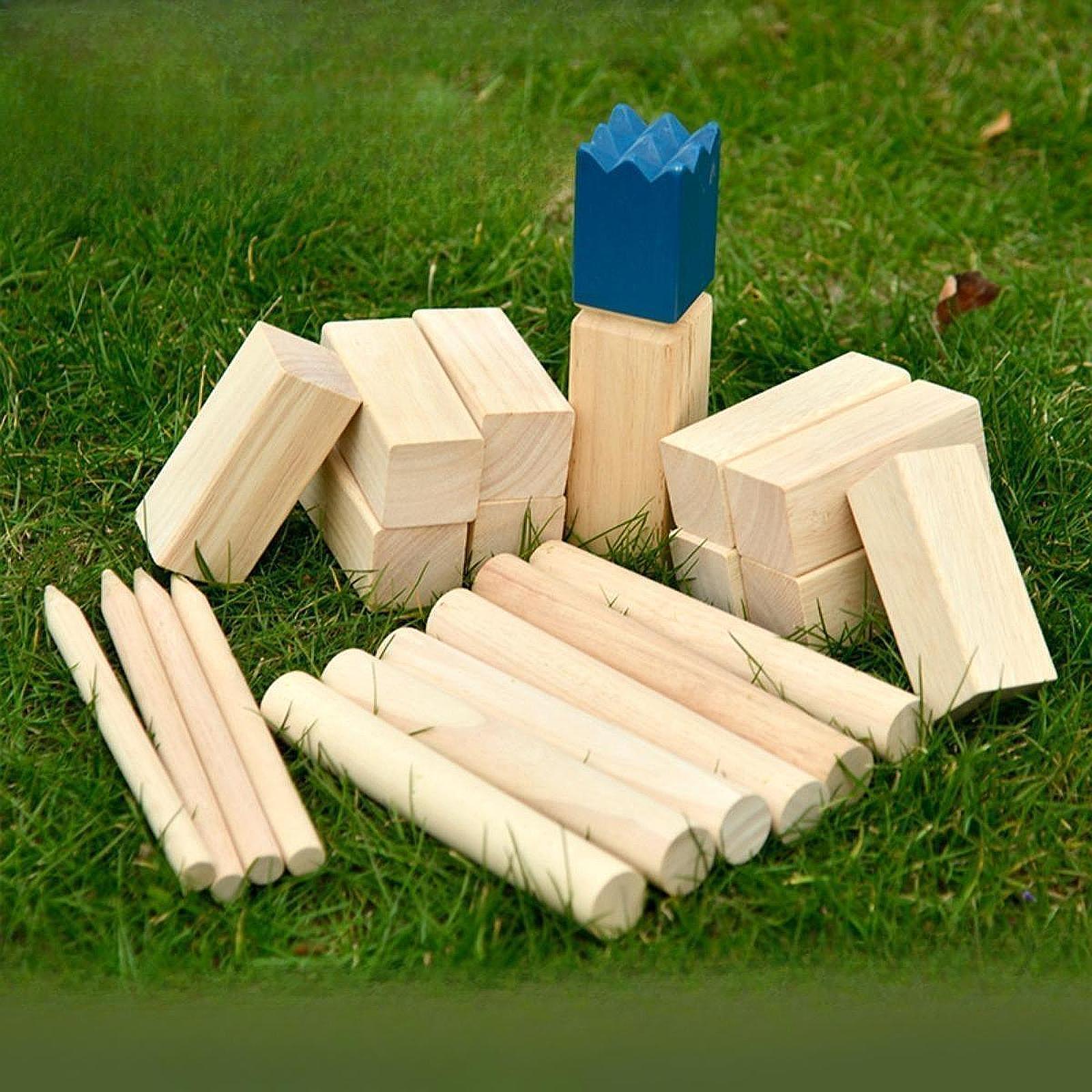 مجموعة لعبة الكوب الخشبية للحد - مراجعة Kubb Game Yard وسعره