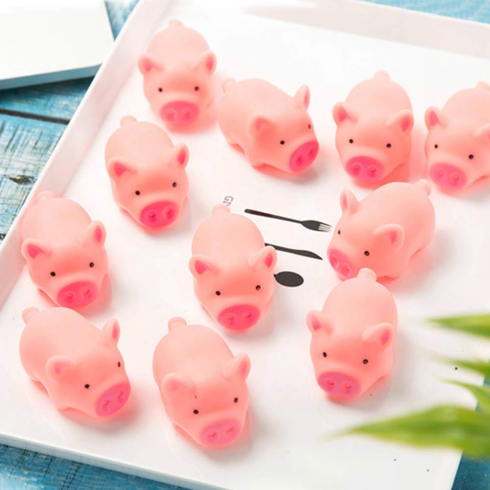 10 قطعة خنزير مطاطي صغير حمام  - مراجعة Party Games Baby Shower وسعره