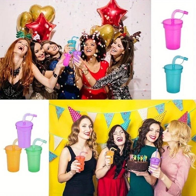 6-18 قطعة كوب حفلات محمول مع ش - مراجعة Party Games Youth وسعره