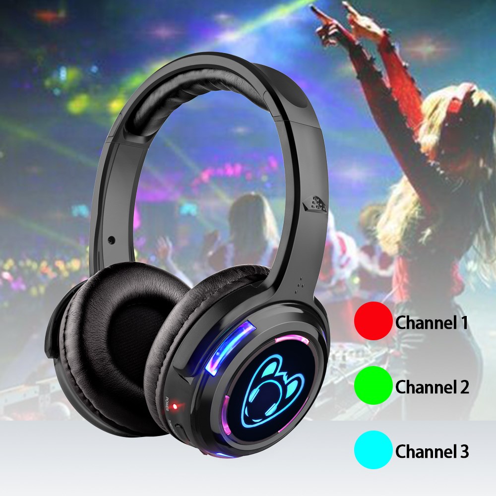 ضوء وامض LED سماعة رأس ديسكو ص - مراجعة Party Games Phone وسعره