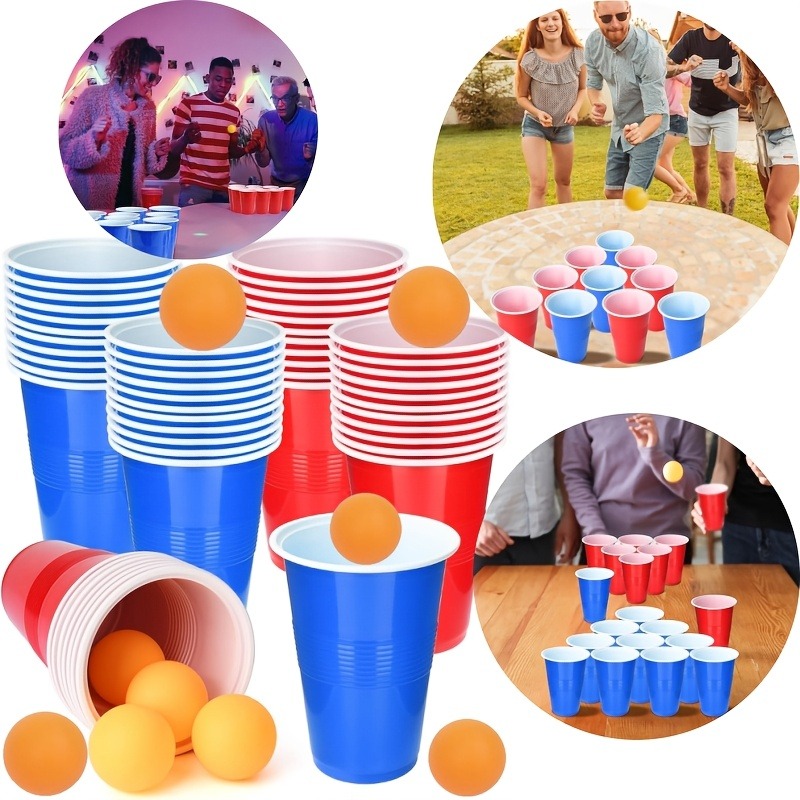 مجموعة ألعاب YANBIGUO Beer Pon - مراجعة Party Games Jenga وسعره
