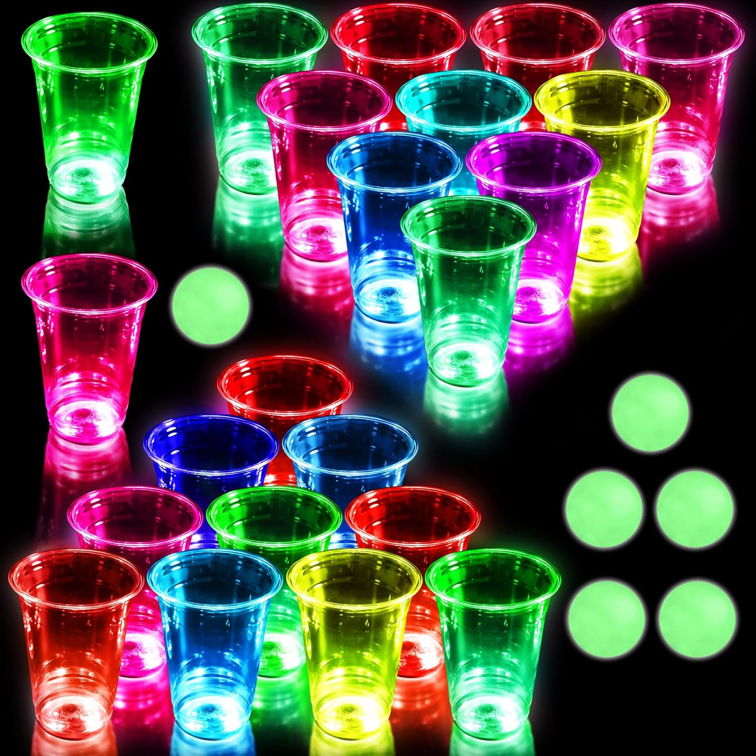 متوهجة حزب البيرة لعبة بونغ ،  - مراجعة Party Games Jenga وسعره
